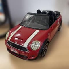 値下げ！バービー　ケン　ミニクーパー 赤 オープンカー 【ジャンク】 値下げ！バービー ケン ミニクーパー 赤 オープンカー 【ジャンク