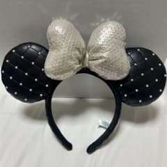 ディズニー ミニー カチューシャ ブラック パールのサムネイル