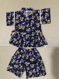 甚平　花柄　110のサムネイル