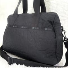 レスポートサック パフィーブロッサムズ ボストンバック 刺繍 花柄