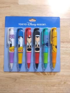 ディズニーランド土産 ビッグフェイスボールペンセット 新品未開封