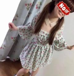 ①⑤ ❤ROJITA クラシカル 花柄 ワンピース ❤のサムネイル