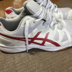 ASICS ホワイト/レッド シューズのサムネイル