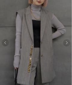 【美品】Ameri vintage ジレ ベスト セットアップ 卒業 式 入学式のサムネイル