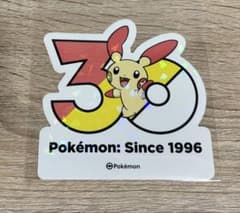 韓国限定 ポケモン30周年記念ステッカー プラスル - メルカリ