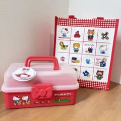 【新品・未使用】3COINS スリコ⭐︎キティ ツールボックス＆ショッピングバックのサムネイル