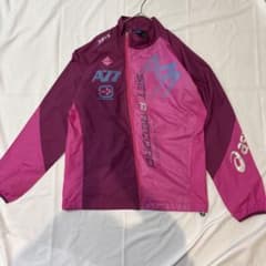 asics アシックス A77 ウインドブレーカー O JASPO XL ピンク - メルカリ