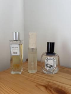 香水セット 3本　laura mercir / shiro / diptyqueのサムネイル