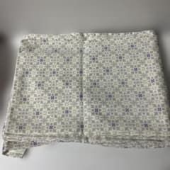 メ*7様 洗える着物 小紋 袷 M 花柄　新品未使用　しつけ糸有