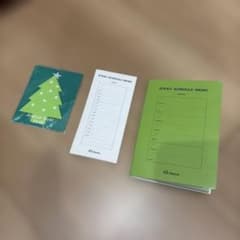 STICKY SCHEDULE MEMO 3点セット　数枚使用