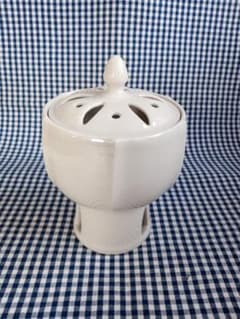 陶器製香炉 白釉　京焼平安　茶道具 陶器製香炉 白釉 京焼平安 茶道具 - メルカリ