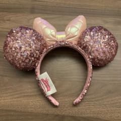 ミニーマウス耳カチューシャ (ピンク)のサムネイル