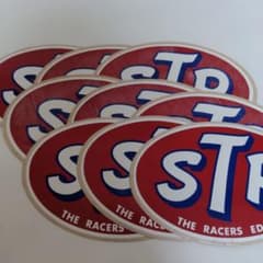 STP ビンテージステッカー THE RACERS EDGE 楕円形 9枚セットのサムネイル