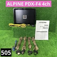 ALPINE PDX-F4 4chパワーアンプ動作確認済保証付 - メルカリ