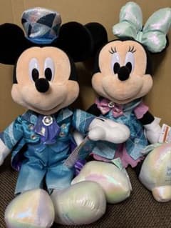 ディズニーシー 25周年 ぬいぐるみ ミッキー ミニー スパークリング