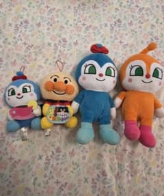 アンパンマン ぬいぐるみ 4点セットのサムネイル