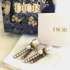 DIOR TRIBALES❤️トライバルピアス ❤️レジンパール & クリスタルのサムネイル
