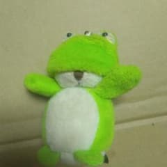 ピクニックワールド 熊 カエル 着ぐるみ 被り物 キーホルダー 人形