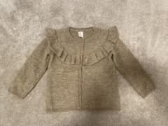 【H&M】フリルカーディガン