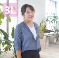 hina シアーシャツ　大きいサイズ　3L 羽織り　シャツ　上品　かわいいのサムネイル