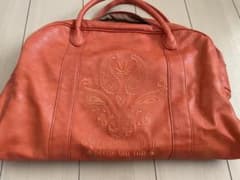 オレンジ ペイズリー刺繍バックのサムネイル