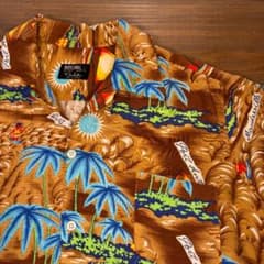 60s 50s レーヨン　ハワイアン　アロハ　ヴィンテージ　ビンテージ 50s 60s ヴィンテージ ハワイアン シャツ アロハシャツ - メルカリ