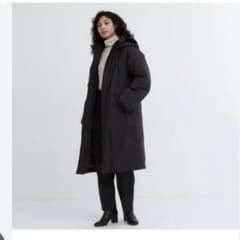 ウルトラウォームハイブリッドダウンロングコート 黒 M - メルカリ