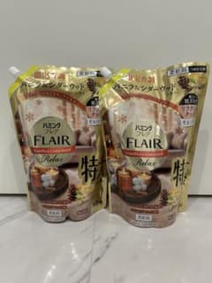 ハミングフレア　限定香調　バニラ＆シダーウッドの香り　数量限定　910ml２袋のサムネイル