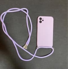 iPhone12 ケース ショルダー付き パープルのサムネイル