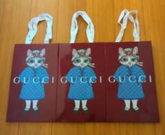 ◆新品 GUCCI ヒグチユウコ グッチ ショッパー 紙袋 3枚 ◇新品 GUCCI ヒグチユウコ グッチ ショッパー 紙袋 3枚