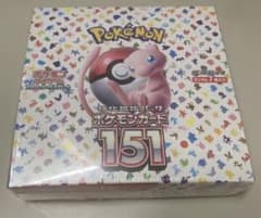 ポケモンカード151 1BOX 新品未開封 シュリンク付きのサムネイル