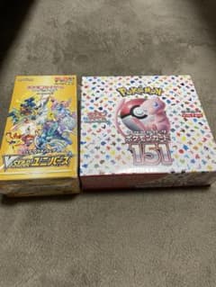 ポケモンカード151＆ハイクラスVSTARユニバース　シュリンク付きのサムネイル