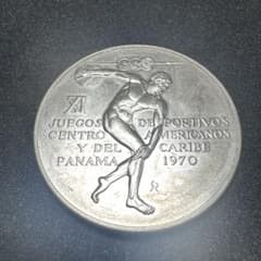 【外国パナマ五輪記念 5バルボア銀貨 1970年銘 銀925/大型銀貨 外国パナマ五輪記念 5バルボア銀貨 1970年銘 銀925/大型銀貨 - メルカリ