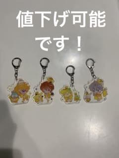 カラフルピーチ×サンリオキャラクターズコラボ アクリルキーホルダー4個セットのサムネイル