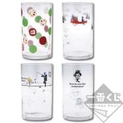수요일 어떨까요 제일 복권 제1탄 F상 디자인 글라스 전 4종 세트