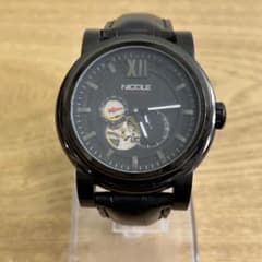 NICOLE ニコル NC6001ブラック 自動巻き メンズ B768 | Mercari