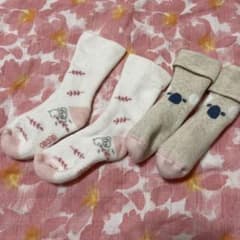 Okaidi コアラ柄ベビー靴下4足セット 帽子付きのサムネイル