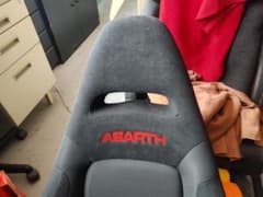 新品希少アバルトABARTH500リクライニングバケットシートサベルト製 
