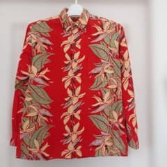 Sun Surf アロハシャツ L 赤のサムネイル