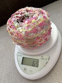 引き揃え糸　素材　 65g  カラフルフラッグのサムネイル