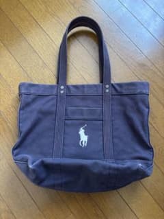 Polo Ralph Lauren キャンバストートバッグ ネイビーのサムネイル
