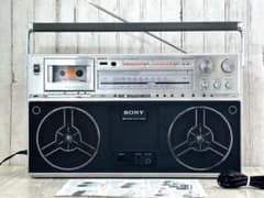 動作品】 SONY ラジカセ CFS-F5 希少昭和レトロラジオXYZシリーズ
