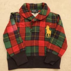 Polo by Ralph Lauren チェック柄トレーナー 90のサムネイル