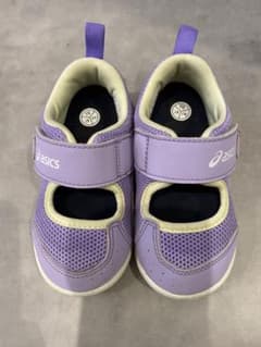 asics ベビーサンダル 紫色のサムネイル