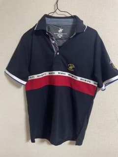 BHPC ネイビー ポロシャツ ストライプのサムネイル