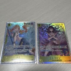 ワンピースカードゲーム ナミ ニコ・ロビン SRセット【メルカリ便】 ワンピース カードゲーム ヒロインズエディション ナミ ニコ・ロビン
