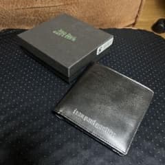 未使用 Jean Paul GAULTIER 二つ折り財布 ブラック ゴルチェ - メルカリ