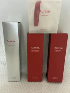 新品未開封 Aurelie オレリー スキンケア3点セット 泡だてネット付きのサムネイル