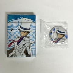 名探偵コナン　怪盗キッド　トランプ　缶バッジ　くら寿司のサムネイル