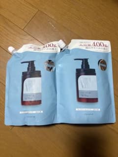 cocone クレイクリームシャンプー リペア詰め替え用 2個ピンク一個茶色